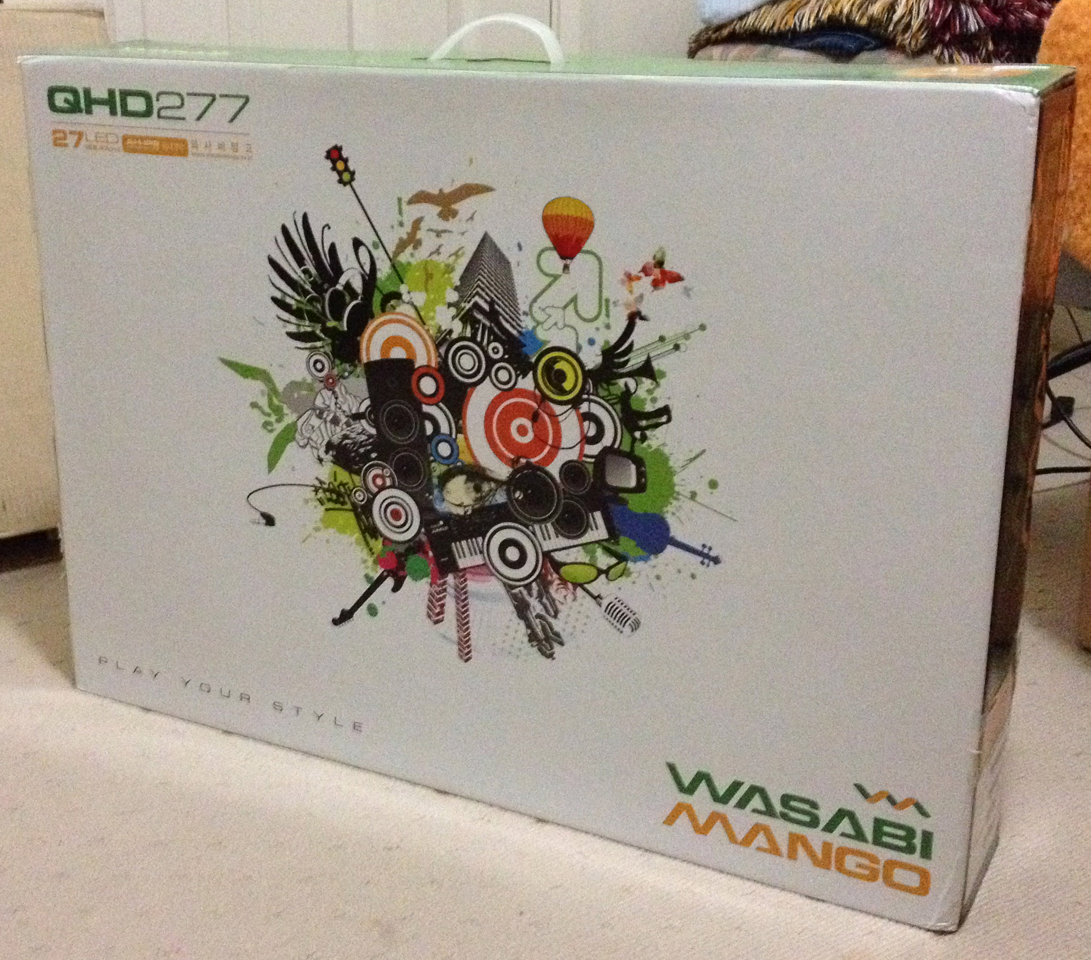 Unlike most bargain screens, the Wasabi Mango is presented very well.